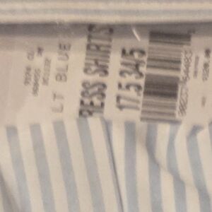 Bruno Conte Blue Striped Dress Shirt with Tie